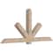 Ekena Millwork Kennewick Smooth Timber Gable Bracket, Douglas Fir, 96"W x 44"H x 5 1/2"D x 5 1/2"F, 11/12 Pitch GBW096X44X0606KEN00SDF - alternate 5